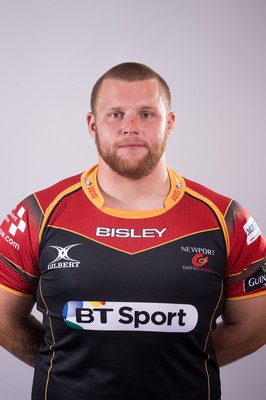 220815 - Newport Gwent Dragons Squad Portraits, 2015-16 season -Lloyd Fairbrother