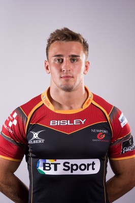 220815 - Newport Gwent Dragons Squad Portraits, 2015-16 season -Ollie Griffiths