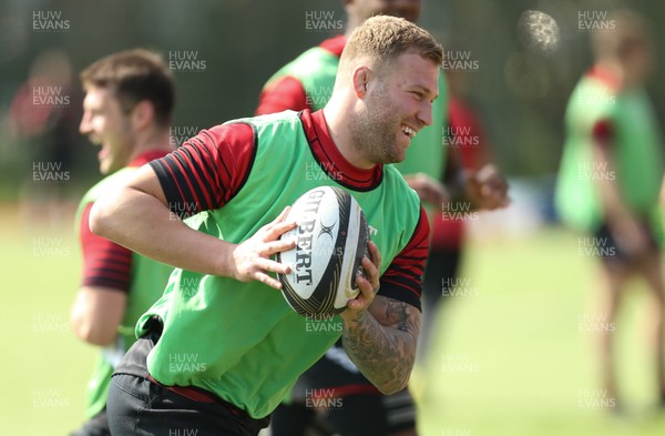 010419 - Dragons Training Session - Ross Moriarty during training session ahead of travelling to South Africa