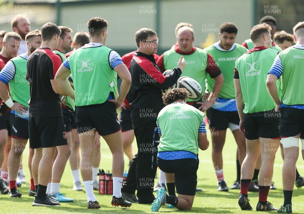 010419 - Dragons Training Session - James Chapron leads training session ahead of travelling to South Africa