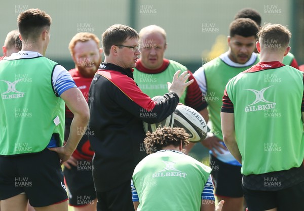 010419 - Dragons Training Session - James Chapron leads training session ahead of travelling to South Africa