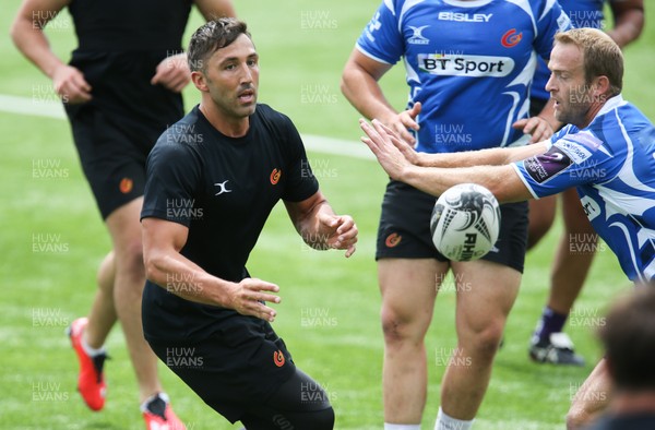 130717 - Dragons Training session, Ystrad Mynach - Dragons Gavin Henson during training session