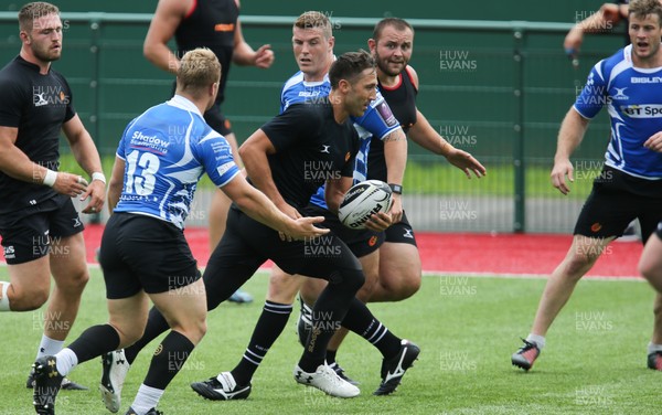 130717 - Dragons Training session, Ystrad Mynach - Dragons Gavin Henson during training session