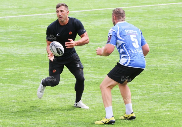 130717 - Dragons Training session, Ystrad Mynach - Dragons Gavin Henson during training session