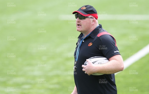 130717 - Dragons Training session, Ystrad Mynach - Dragons head coach Bernard Jackman during training session