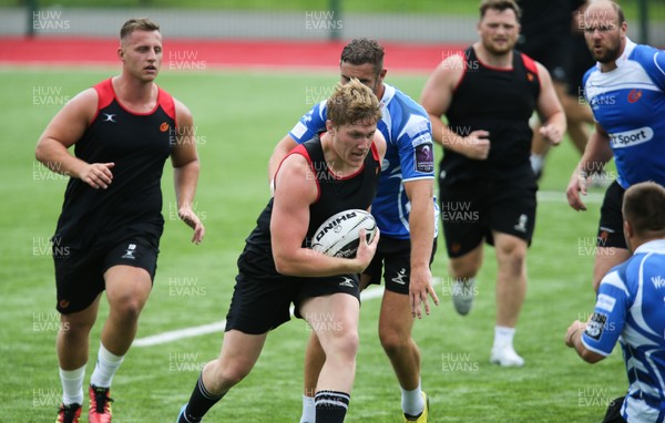 130717 - Dragons Training session, Ystrad Mynach - Dragons Matthew Screech during training session