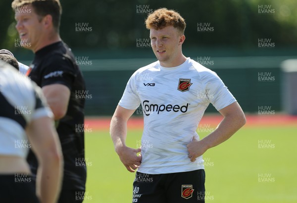 240821 - Dragons Training session - Aneurin Owen during training session