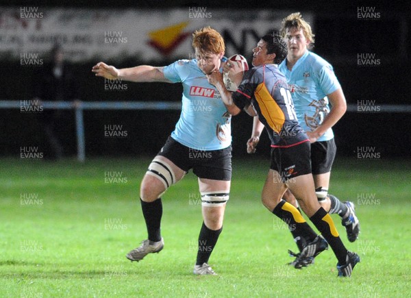 30.09.09 - WRU Age Grade Regional Championship, Dragons u18 v Ospreys u18 Ospreys' Daniel Baker 