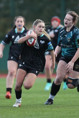 070124 - Dragons v Ospreys - Regional U18 Women's Championship - Ospreys run in a try