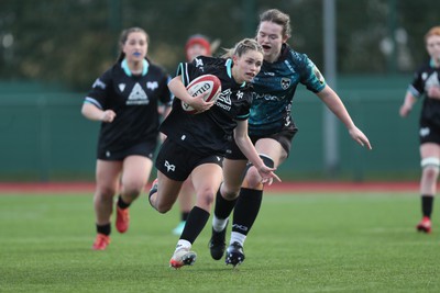 070124 - Dragons v Ospreys - Regional U18 Women's Championship - Ospreys run in a try