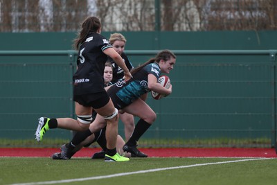 070124 - Dragons v Ospreys - Regional U18 Women's Championship - Dragons score a try