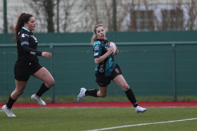 070124 - Dragons v Ospreys - Regional U18 Women's Championship - Dragons score a try