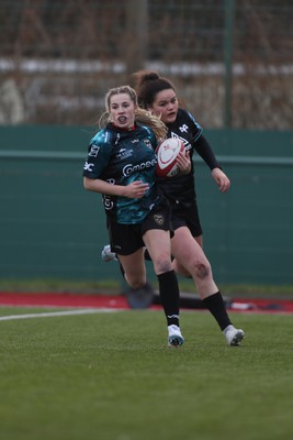 070124 - Dragons v Ospreys - Regional U18 Women's Championship - Dragons score a try