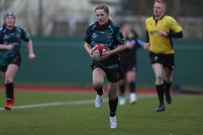 070124 - Dragons v Ospreys - Regional U18 Women's Championship - Dragons score a try