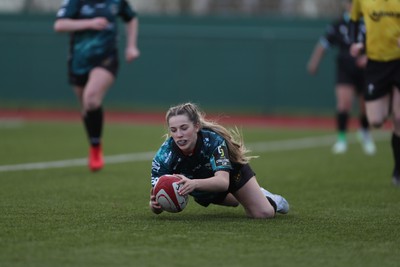 070124 - Dragons v Ospreys - Regional U18 Women's Championship - Dragons score a try