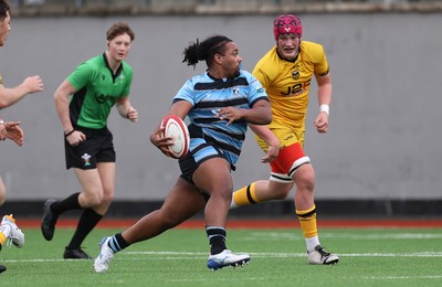 080226 - Dragons U18s v Cardiff U18s - Regional Age Grade - Vinnay Cleak of Cardiff 