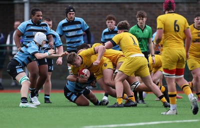 080226 - Dragons U18s v Cardiff U18s - Regional Age Grade - Tiaan Hall of Dragons 