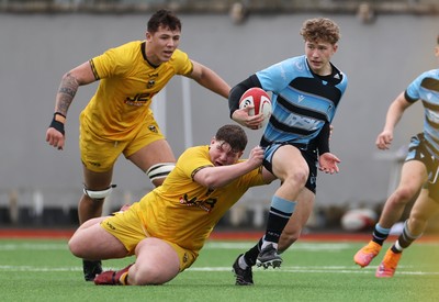080226 - Dragons U18s v Cardiff U18s - Regional Age Grade - Finn Britton of Cardiff 