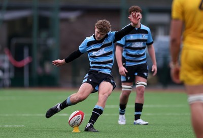 080226 - Dragons U18s v Cardiff U18s - Regional Age Grade - Finn Britton of Cardiff 