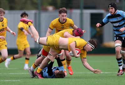 080226 - Dragons U18s v Cardiff U18s - Regional Age Grade - Troy Raymond of Dragons 
