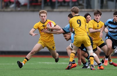 080226 - Dragons U18s v Cardiff U18s - Regional Age Grade - Ryley Fussell of Dragons 