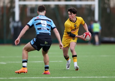 080226 - Dragons U18s v Cardiff U18s - Regional Age Grade - Jac Couchman of Dragons 