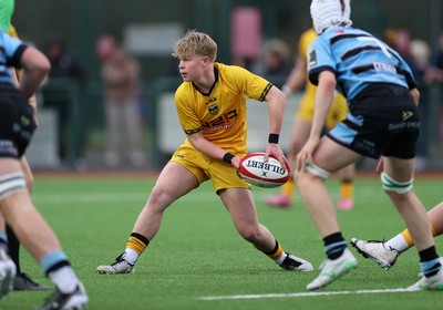 080226 - Dragons U18s v Cardiff U18s - Regional Age Grade - Rhodri Davies of Dragons 