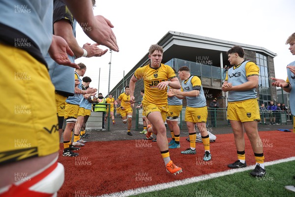 080226 - Dragons U18s v Cardiff U18s - Regional Age Grade - Tiaan Hall of Dragons 