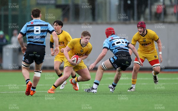 080226 - Dragons U18s v Cardiff U18s - Regional Age Grade - Tiaan Hall of Dragons 