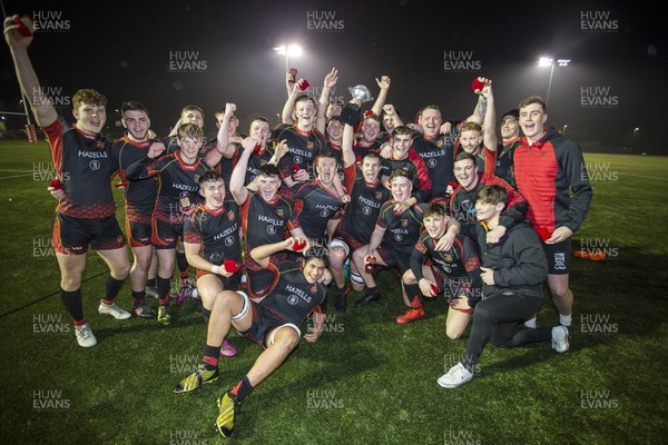 120219 - Dragons U18s v Scarlets U18s - Regional Age Grade Final - Dragons lift the trophy
