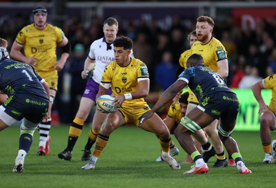 280226 - Dragons RFC v Benetton Rugby - United Rugby Championship - Rio Dyer of Dragons 