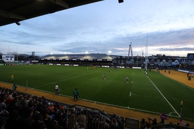 280226 - Dragons RFC v Benetton Rugby - United Rugby Championship - General View of Rodney Parade