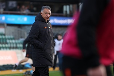 280226 - Dragons RFC v Benetton Rugby - United Rugby Championship - Dragons Head Coach Filo Tiatia 