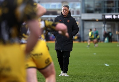 280226 - Dragons RFC v Benetton Rugby - United Rugby Championship - Dragons Head Coach Filo Tiatia 