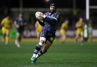 280226 - Dragons RFC v Benetton Rugby - United Rugby Championship - Rhyno Smith of Benetton Rugby 