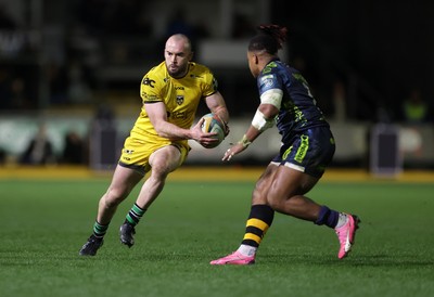 280226 - Dragons RFC v Benetton Rugby - United Rugby Championship - Cai Evans of Dragons 