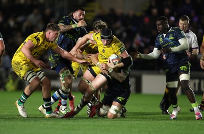 280226 - Dragons RFC v Benetton Rugby - United Rugby Championship - Seb Davies of Dragons 