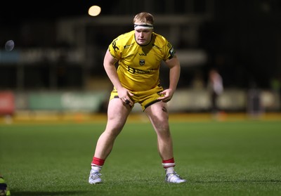 280226 - Dragons RFC v Benetton Rugby - United Rugby Championship - Owain James of Dragons 