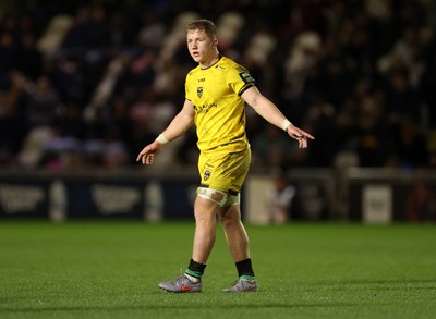 280226 - Dragons RFC v Benetton Rugby - United Rugby Championship - Harry Beddall of Dragons 
