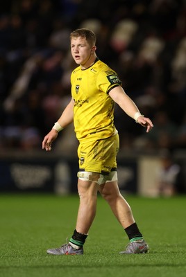 280226 - Dragons RFC v Benetton Rugby - United Rugby Championship - Harry Beddall of Dragons 