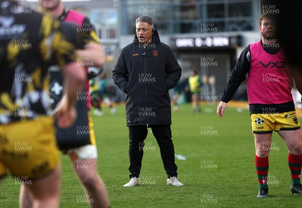 280226 - Dragons RFC v Benetton Rugby - United Rugby Championship - Dragons Head Coach Filo Tiatia 