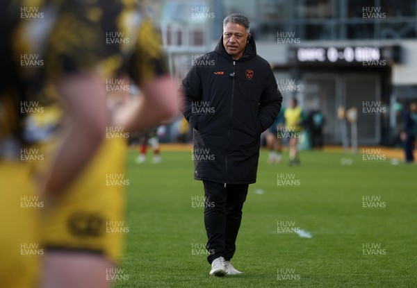 280226 - Dragons RFC v Benetton Rugby - United Rugby Championship - Dragons Head Coach Filo Tiatia 