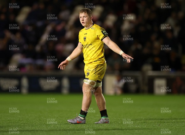 280226 - Dragons RFC v Benetton Rugby - United Rugby Championship - Harry Beddall of Dragons 