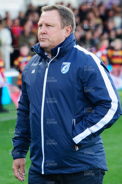 061018 - Dragons v Cardiff Blues - Guinness Pro 14 -  Head coach of Cardiff Blues John Mulvihill
