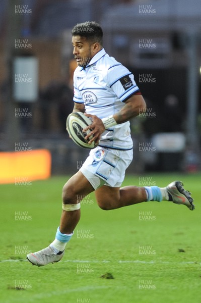 061018 - Dragons v Cardiff Blues - Guinness Pro 14 -  Willis Halaholo of the Cardiff Blues