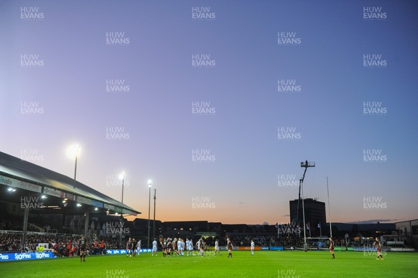 061018 - Dragons v Cardiff Blues - Guinness Pro 14 - A general view of Rodney Parade