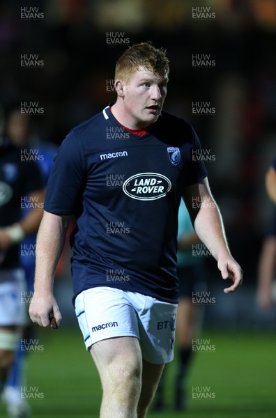 070918 - Dragons A v Cardiff Blues A - Celtic Cup - Rhys Carre of Cardiff Blues