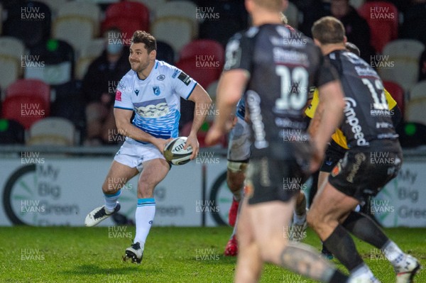 261220 - Dragons v Cardiff Blues - Guinness PRO14 - Tomos Williams of Cardiff Blues