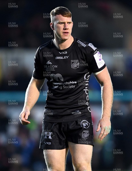 161119 - Dragons v Castres - European Rugby Challenge Cup - Jack Dixon of Dragons