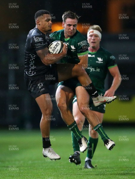 11 October 2019; during the Guinness PRO14 Round 3 match between Dragons and Connacht at Rodney Parade in Newport, Wales Photo by Chris Fairweather/Sportsfile